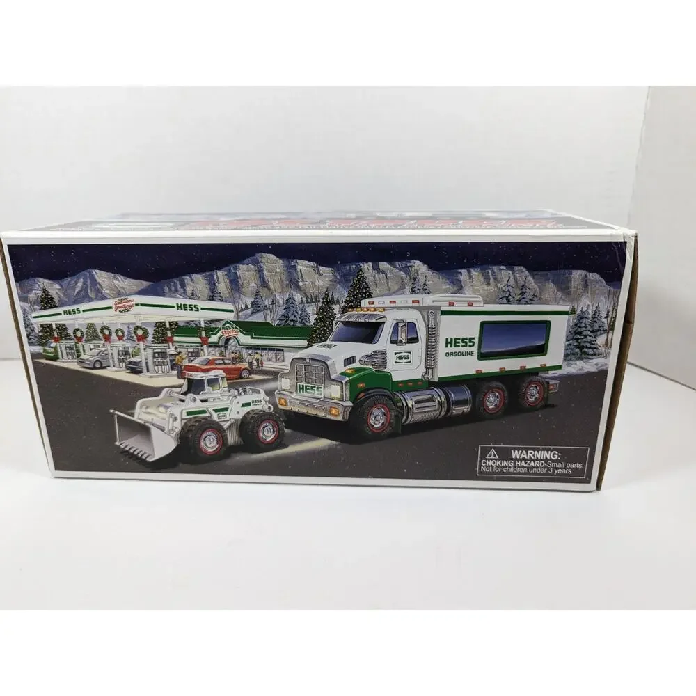 Hess Toy Truck And Front End Loader In Original Box Tested and Works 2008